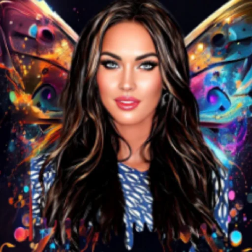 Sticker from the "Megan Fox Фэнтези." sticker pack