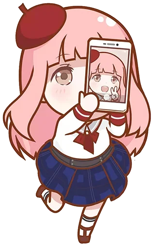 Sticker from the "Love Nikki" sticker pack