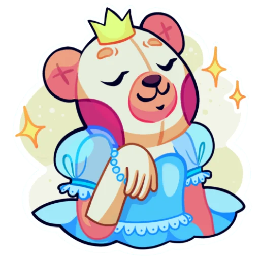 Sticker from the "TEDDU BEAR 🐻" sticker pack