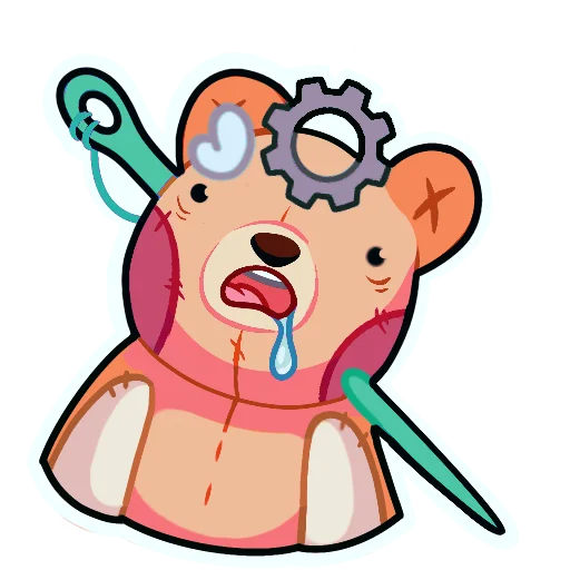 Sticker from the "TEDDU BEAR 🐻" sticker pack