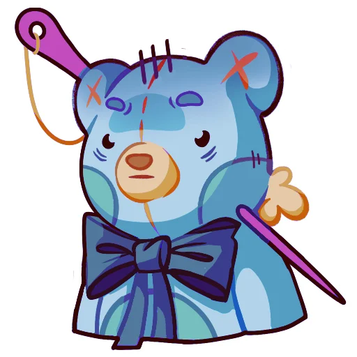 Sticker from the "TEDDU BEAR 🐻" sticker pack