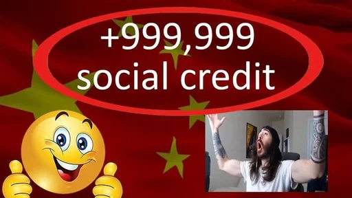 Стикер из набора "Social credit china"