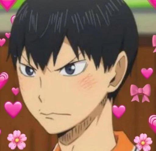 Sticker from the "Kageyama |" sticker pack