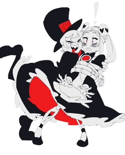 Sticker from the "Peacock, Skullgirls" sticker pack