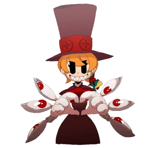 Sticker from the "Peacock, Skullgirls" sticker pack