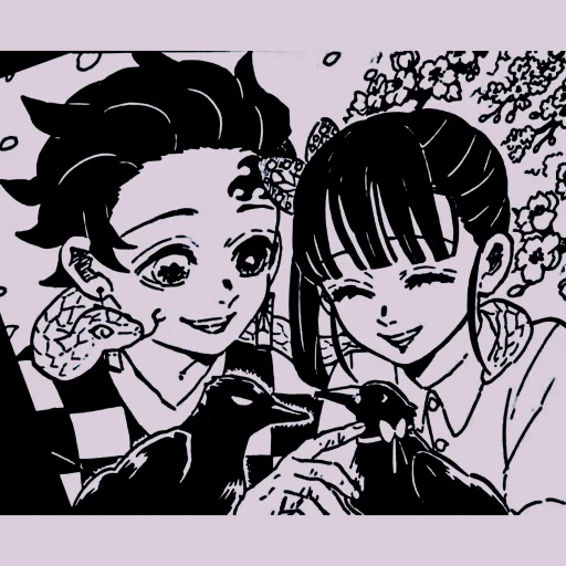 Sticker from the "Kanao and Tanjiro" sticker pack