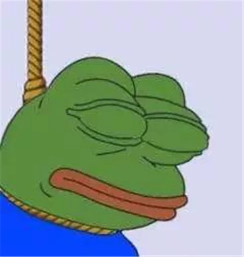 Sticker Pepe Crying?