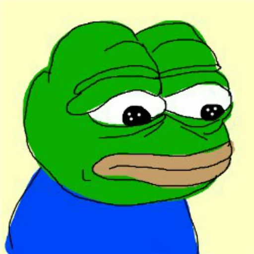 Sticker Pepe Crying?