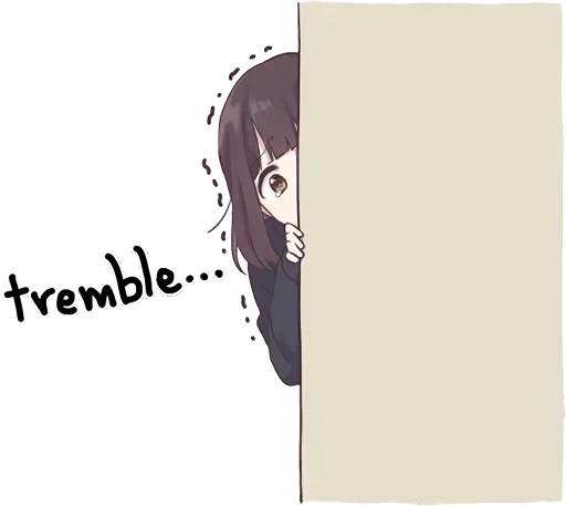 Sticker from the "Menhera-chan" sticker pack