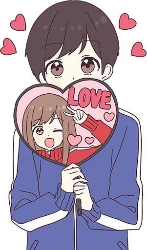 Sticker Cute Couple