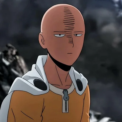 Sticker from the "One Punch Man Saitama" sticker pack