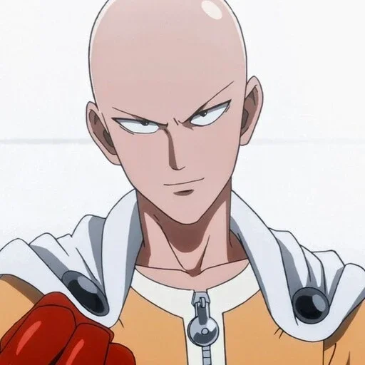 Sticker from the "One Punch Man Saitama" sticker pack