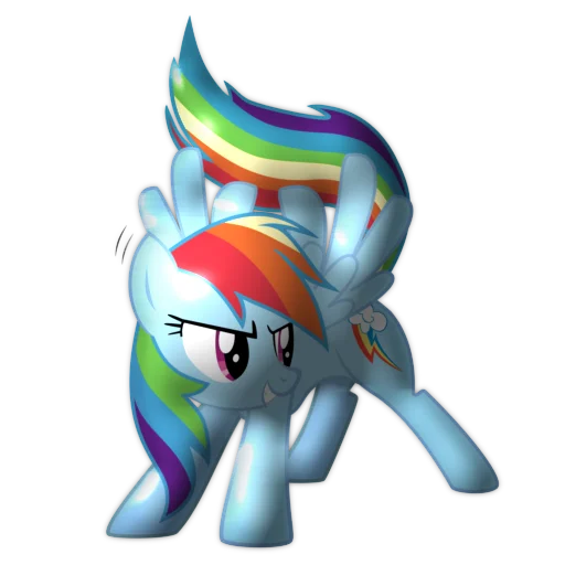 Стикер из набора "Rainbow Dash"