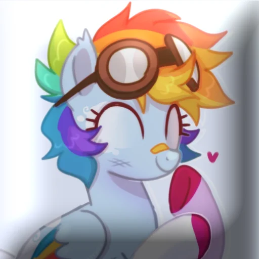 Sticker from the "Rainbow Dash" sticker pack