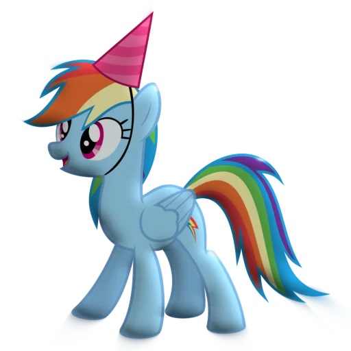 Стикер из набора "Rainbow Dash"