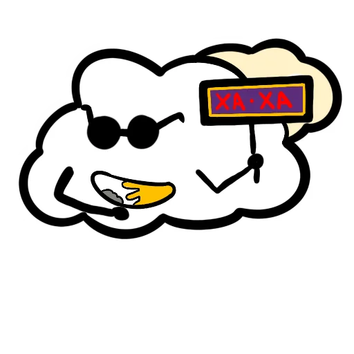 Sticker from the "Облачно" sticker pack