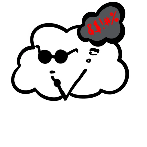 Sticker from the "Облачно" sticker pack