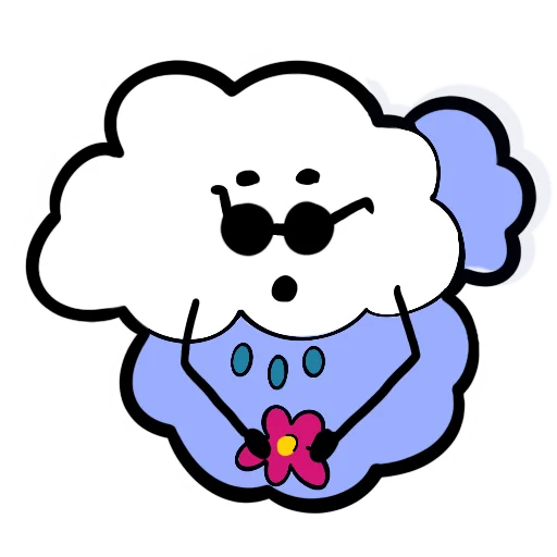 Sticker from the "Облачно" sticker pack