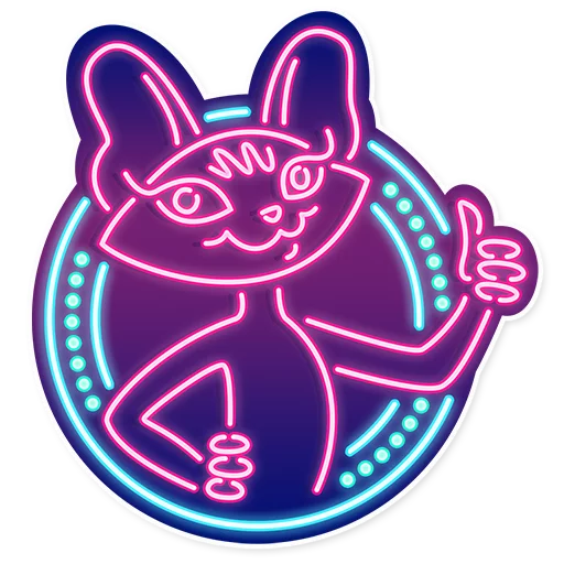 Sticker from the "The Neon Demon" sticker pack