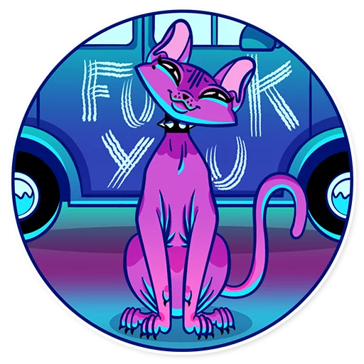 Sticker from the "The Neon Demon" sticker pack