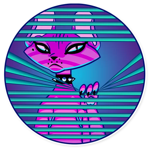 Sticker from the "The Neon Demon" sticker pack