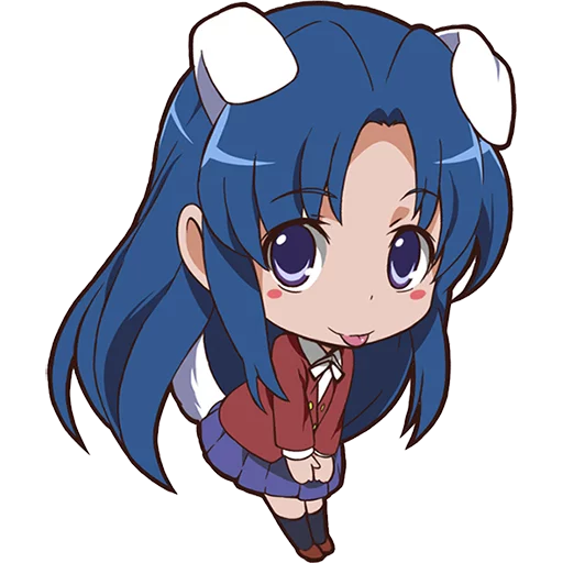 Sticker Toradora chibi by prototype008