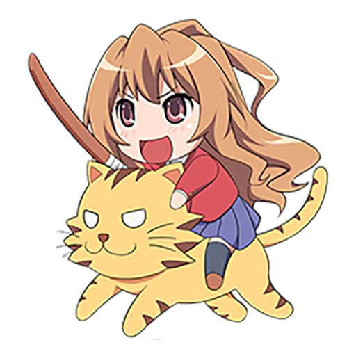 Sticker Toradora chibi by prototype008