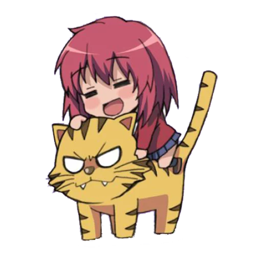 Sticker Toradora chibi by prototype008