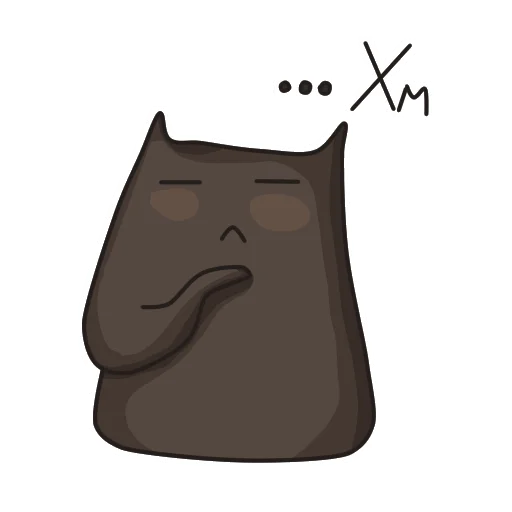 Sticker from the "Prostocraft коты" sticker pack