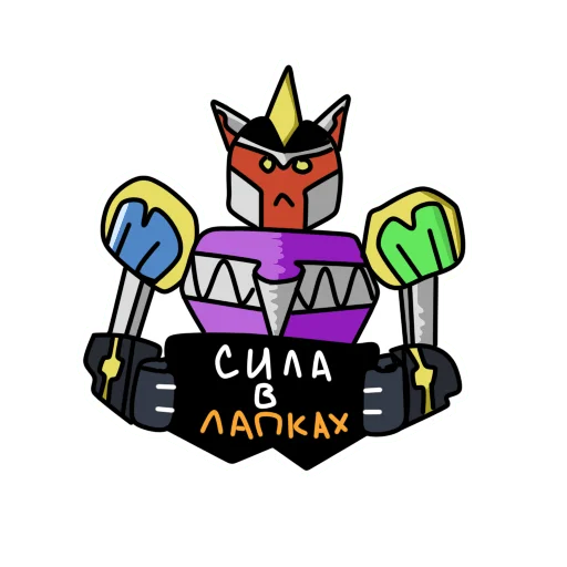 Sticker from the "Prostocraft коты" sticker pack