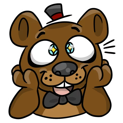 Sticker Five Nights at Freddy's by godtiermarsupial