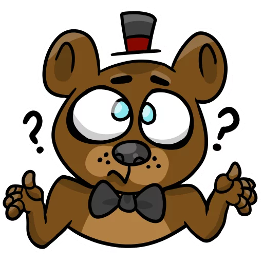 Sticker Five Nights at Freddy's by godtiermarsupial