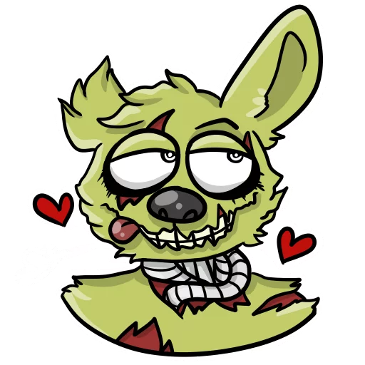 Sticker from the "Five Nights at Freddy's by godtiermarsupial" sticker pack