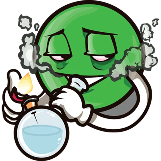 Sticker from the "weed" sticker pack