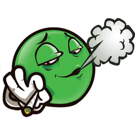 Sticker from the "weed" sticker pack