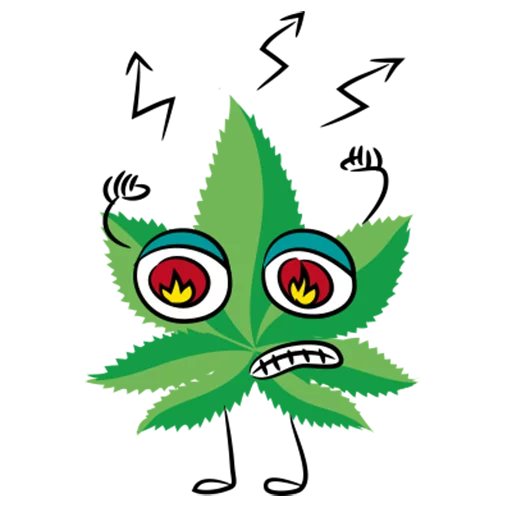 Sticker from the "weed" sticker pack