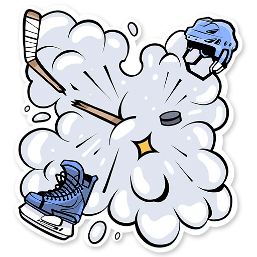 Sticker from the "KHL memes" sticker pack