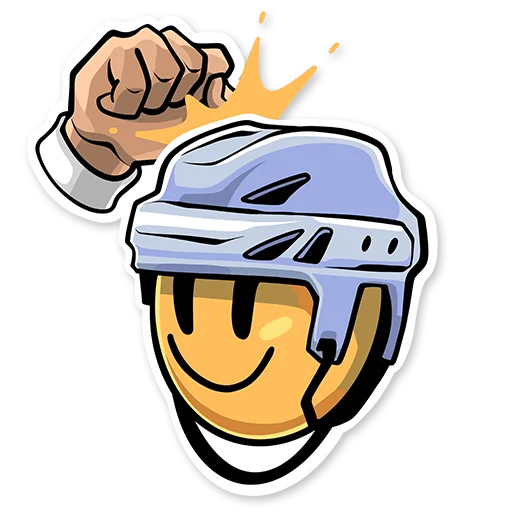 Sticker from the "KHL memes" sticker pack