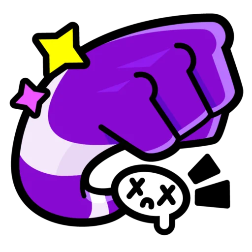 Sticker from the "Спреи Brawl Stars" sticker pack