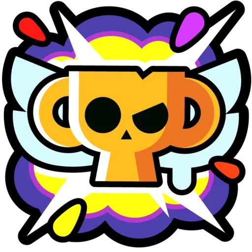 Sticker from the "Спреи Brawl Stars" sticker pack