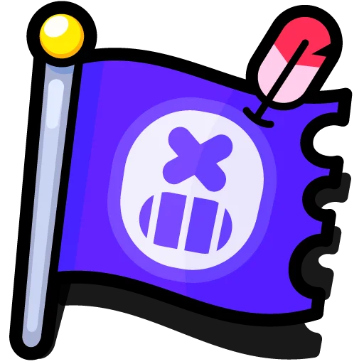 Sticker from the "Спреи Brawl Stars" sticker pack