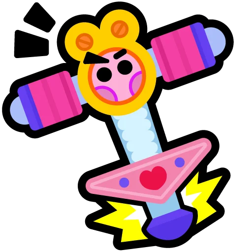 Sticker from the "Спреи Brawl Stars" sticker pack