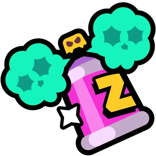 Sticker from the "Спреи Brawl Stars" sticker pack