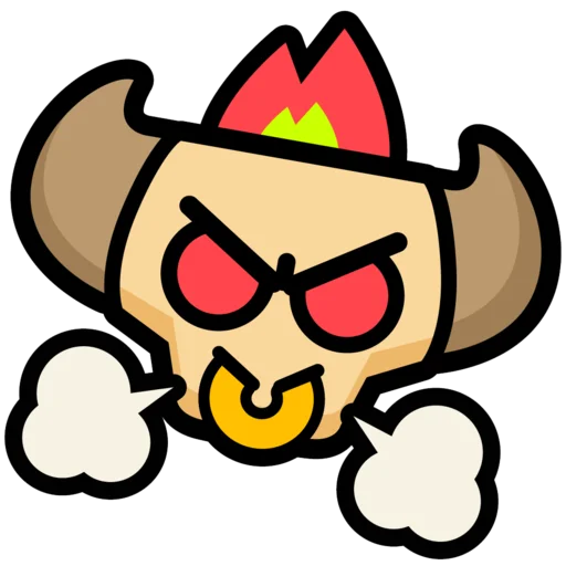 Sticker from the "Спреи Brawl Stars" sticker pack