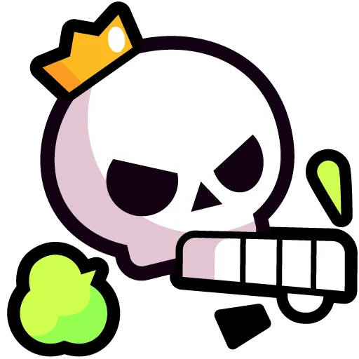 Sticker from the "Спреи Brawl Stars" sticker pack