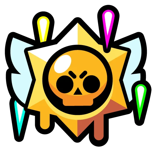 Sticker from the "Спреи Brawl Stars" sticker pack