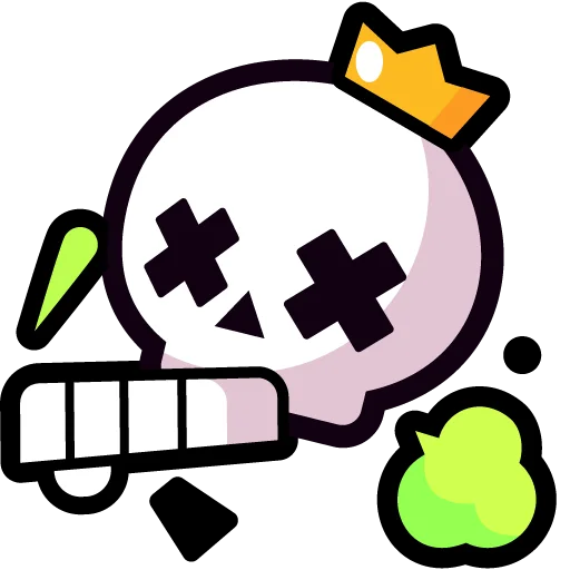 Sticker from the "Спреи Brawl Stars" sticker pack