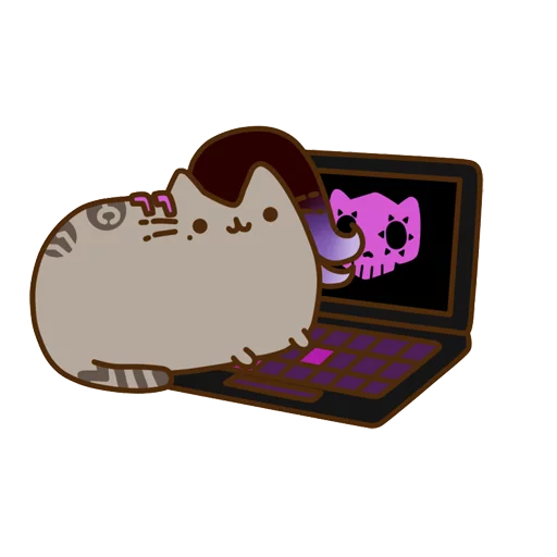 Стикер из набора "Pusheen Overwatch by Eckru"