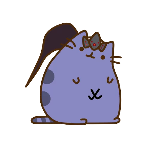 Стикер из набора "Pusheen Overwatch by Eckru"