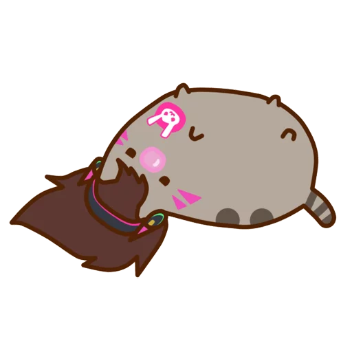 Стикер из набора "Pusheen Overwatch by Eckru"